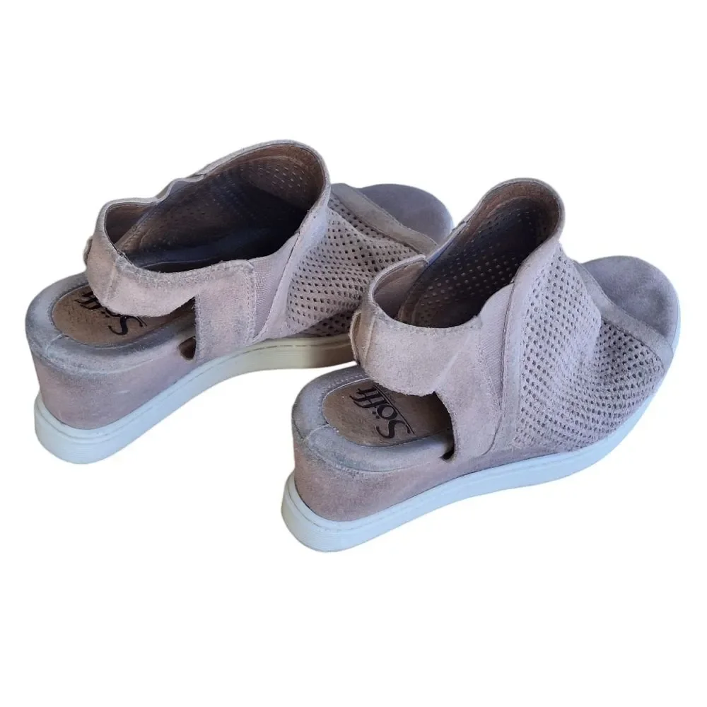 Sofft suede peep